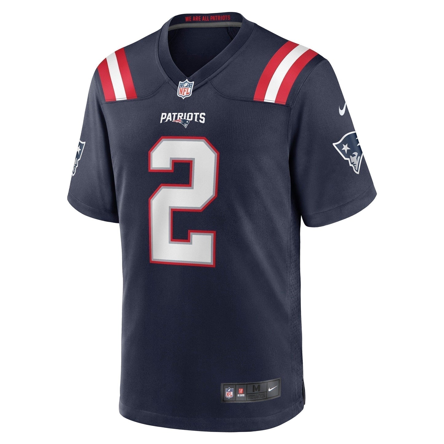Jalen Mills New England Patriots  Game   Jersey - Navy
