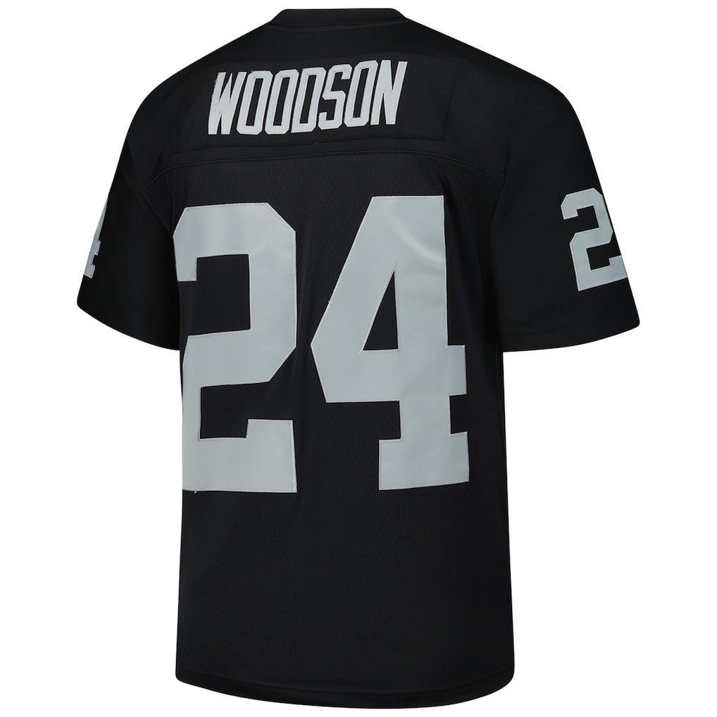 LV.Raiders #24 Charles Woodson  Black Legacy Replica Jersey