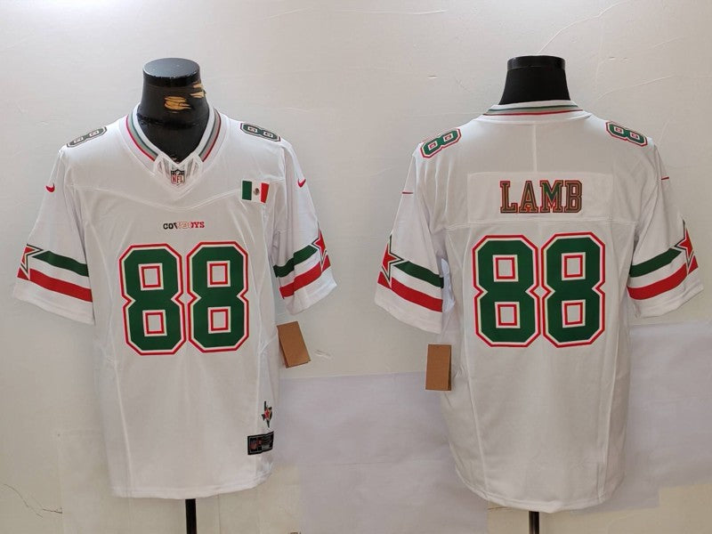 Men's Dallas Cowboys CeeDee Lamb White Vapor F.U.S.E. Limited Jersey