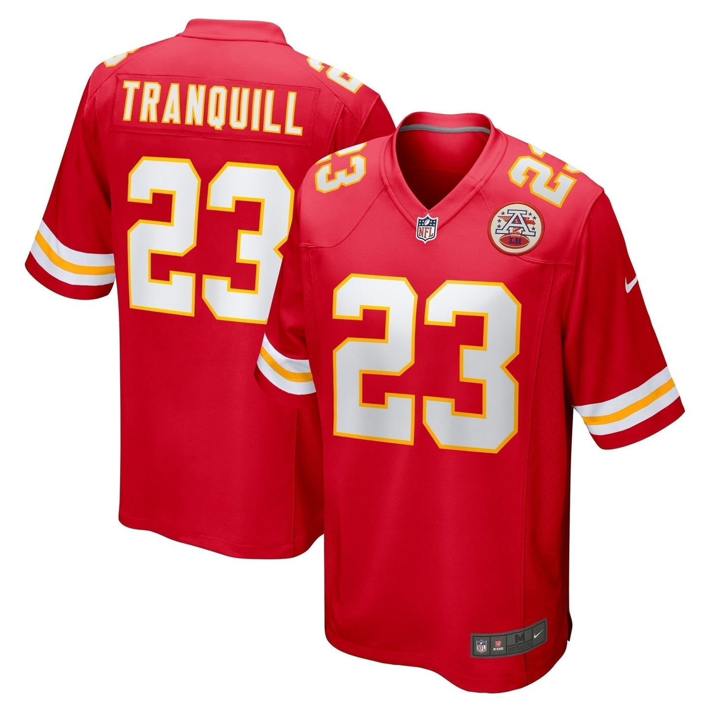 Drue Tranquill Kansas City Chiefs  Game   Jersey - Red