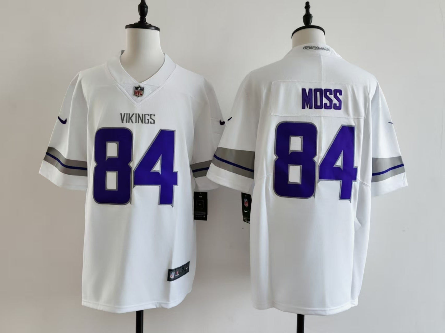 Men's Minnesota Vikings Randy Moss  Jersey -  White