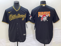 Men's Pittsburgh Pirates Black Replica Player Jersey1