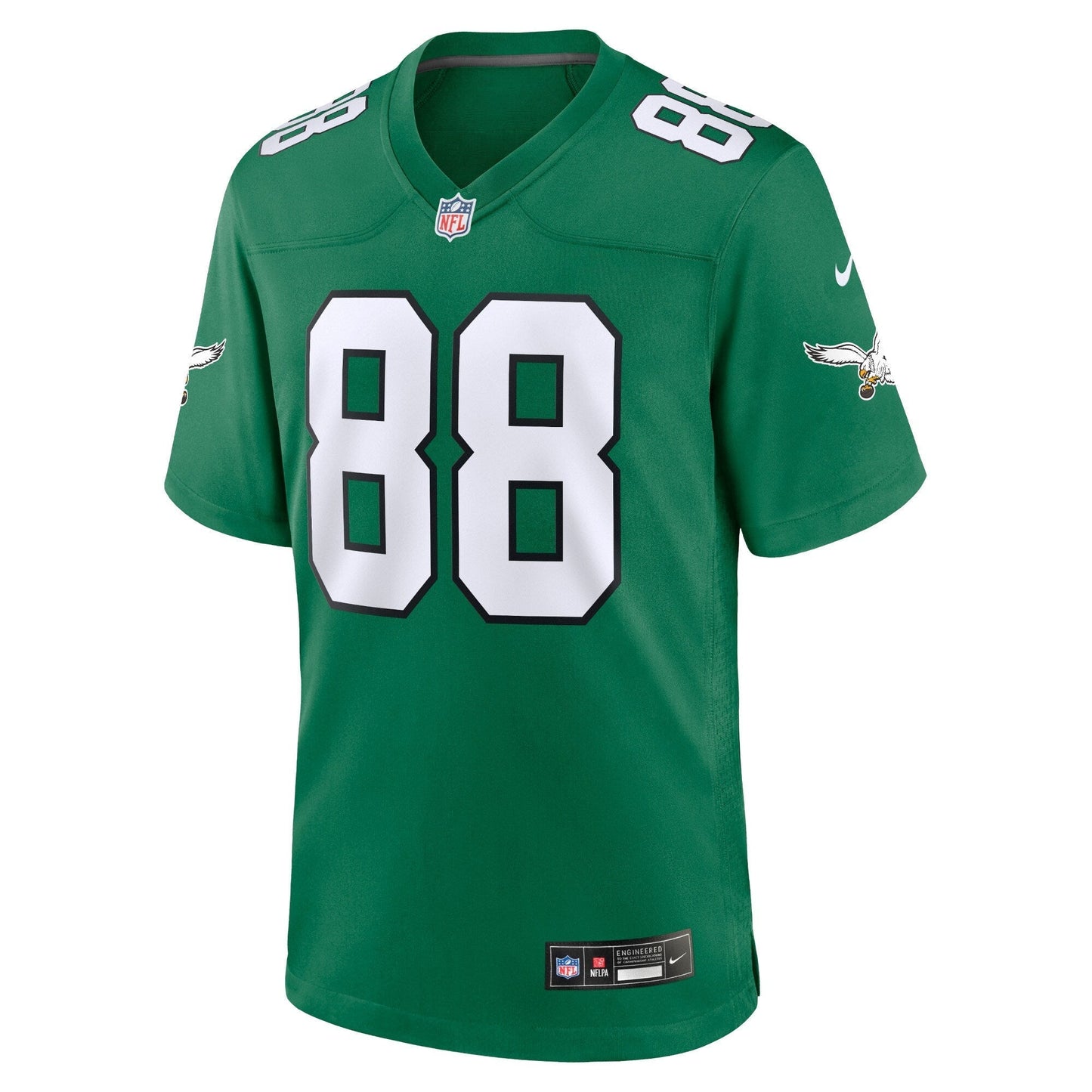 Dallas Goedert Philadelphia Eagles  Alternate Game   Jersey - Kelly Green