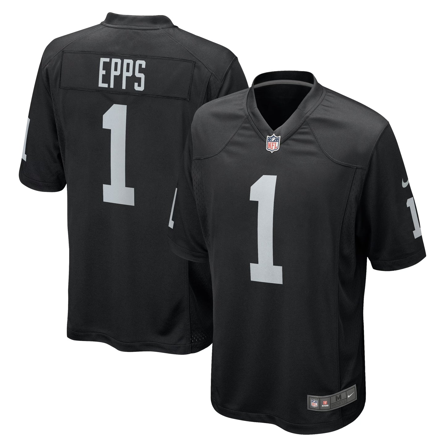 Las Vegas Raiders Marcus Epps Black Game Player Jersey