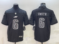 Men's Philadelphia Eagles DeVonta Smith Black RFLCTV Limited Jersey