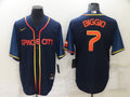 Men's Houston Astros Craig Biggio Navy Space City Jersey