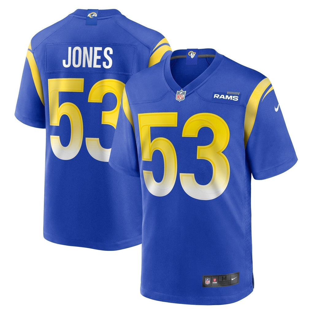 Ernest Jones Los Angeles Rams  Game   Jersey - Royal