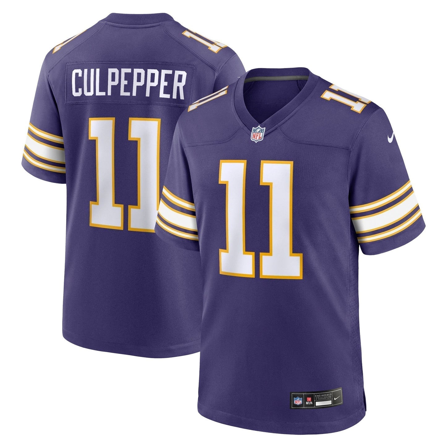 Daunte Culpepper Minnesota Vikings  Classic Retired   Game Jersey - Purple