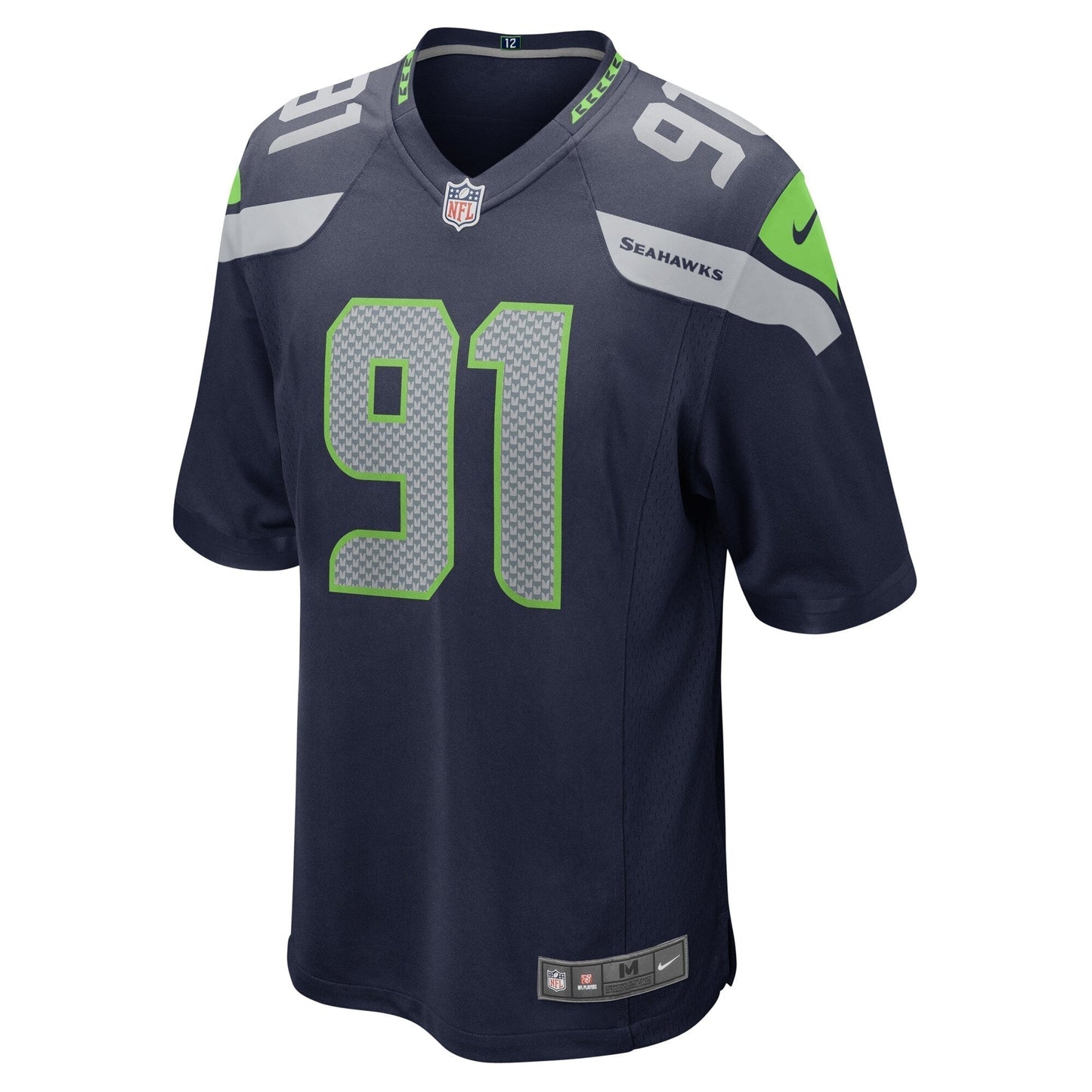 Bryan Mone Seattle Seahawks   Game Jersey - College Navy
