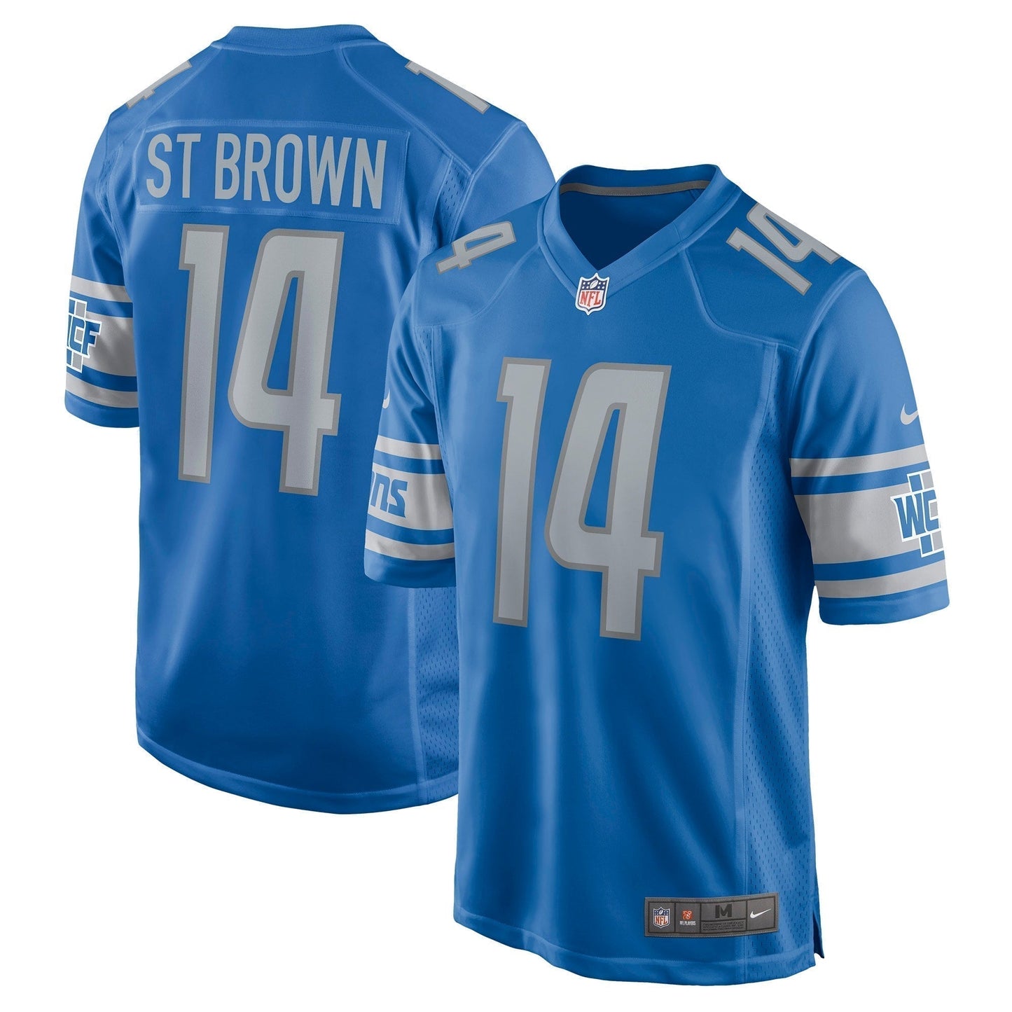 Amon-Ra St. Brown Detroit Lions  Game   Jersey - Blue