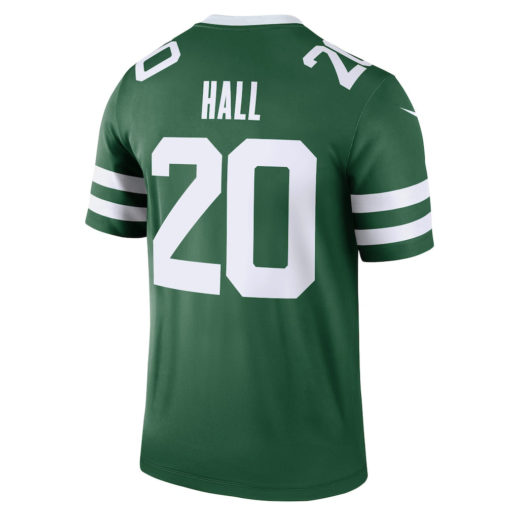 NY.Jets #20 Breece Hall Green Legend Player Performance Top Jersey