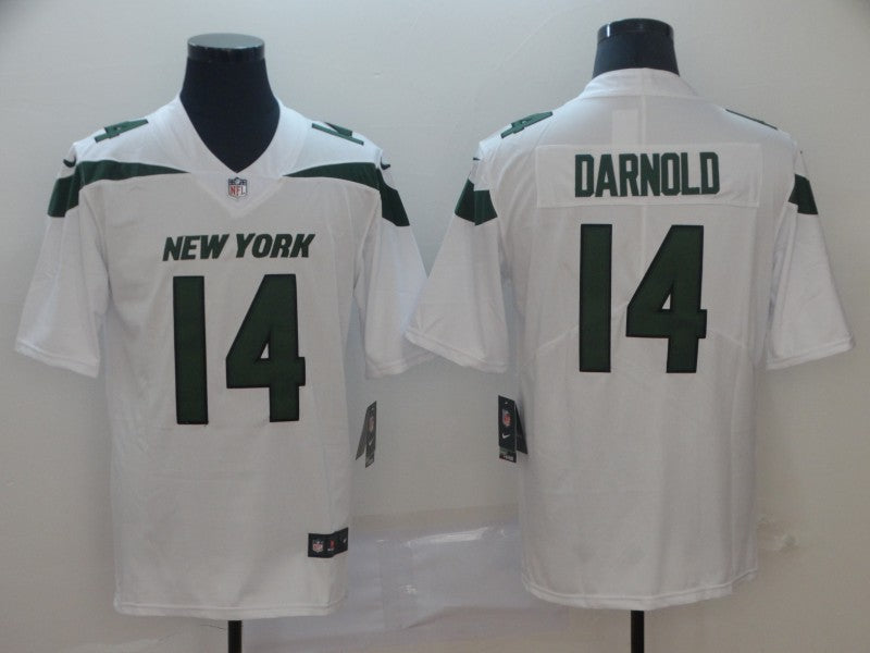Men's New York Jets Sam Darnold White Game Jersey