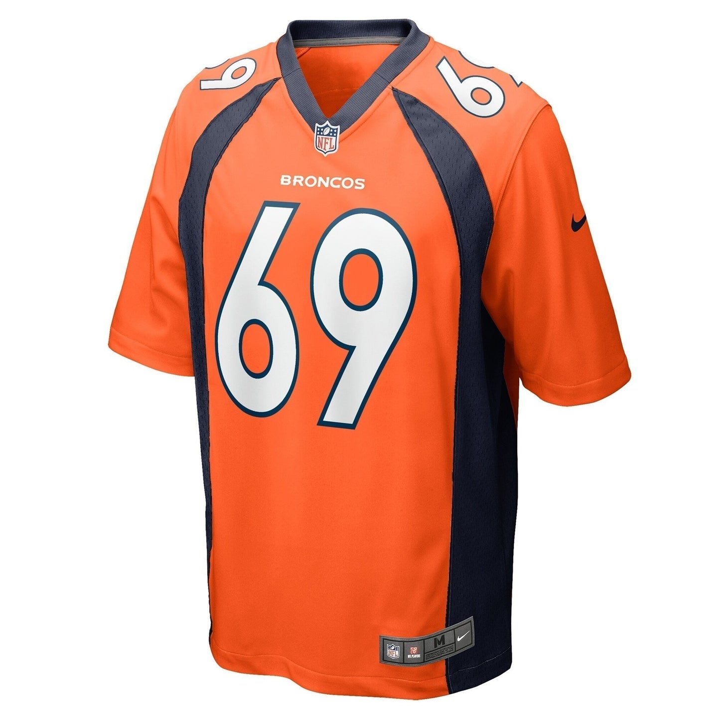 Mike McGlinchey Denver Broncos  Game   Jersey - Orange