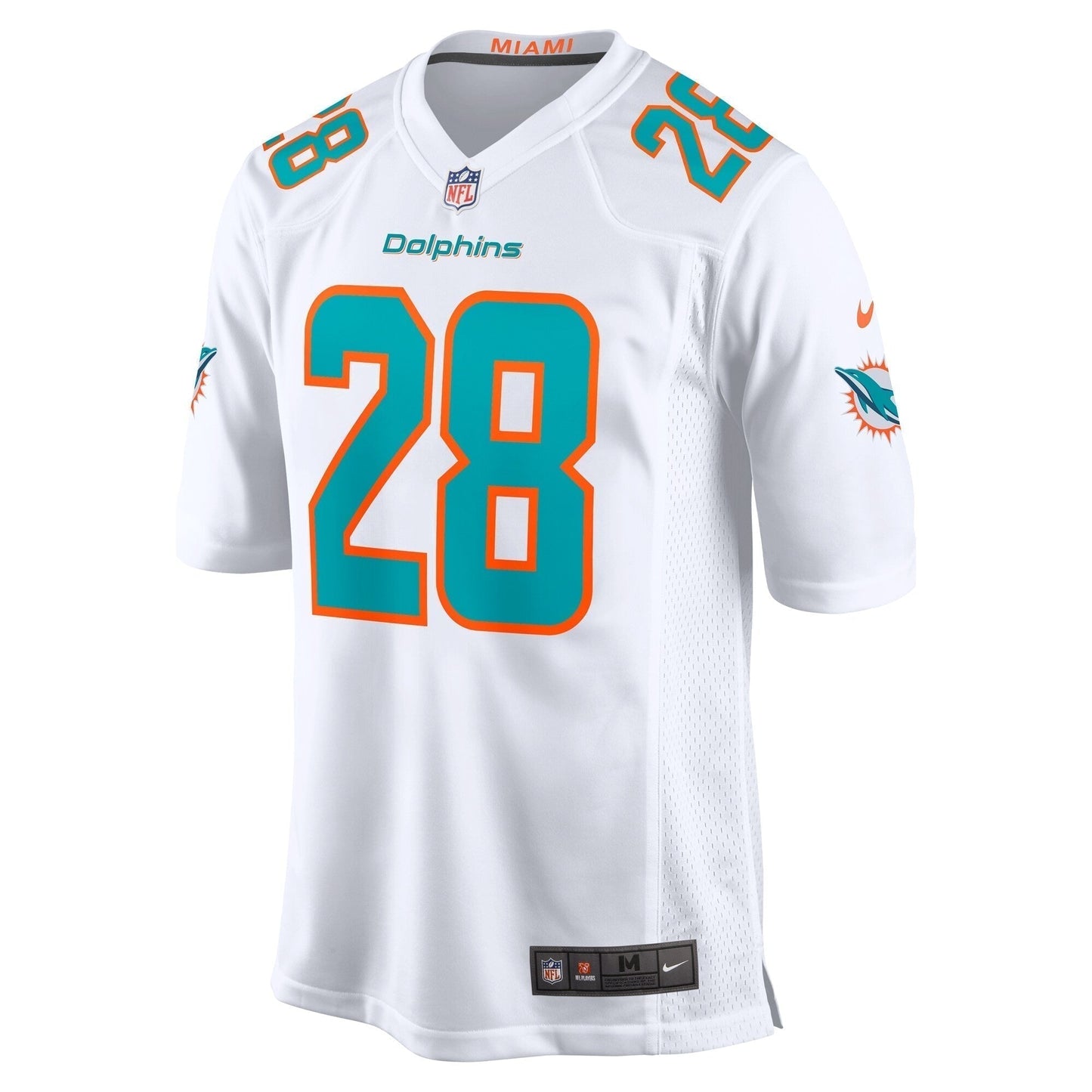 Devon Achane Miami Dolphins    Game Jersey - White
