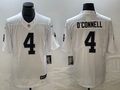 Men's Las Vegas Raiders Aidan O'Connell White Game Jersey
