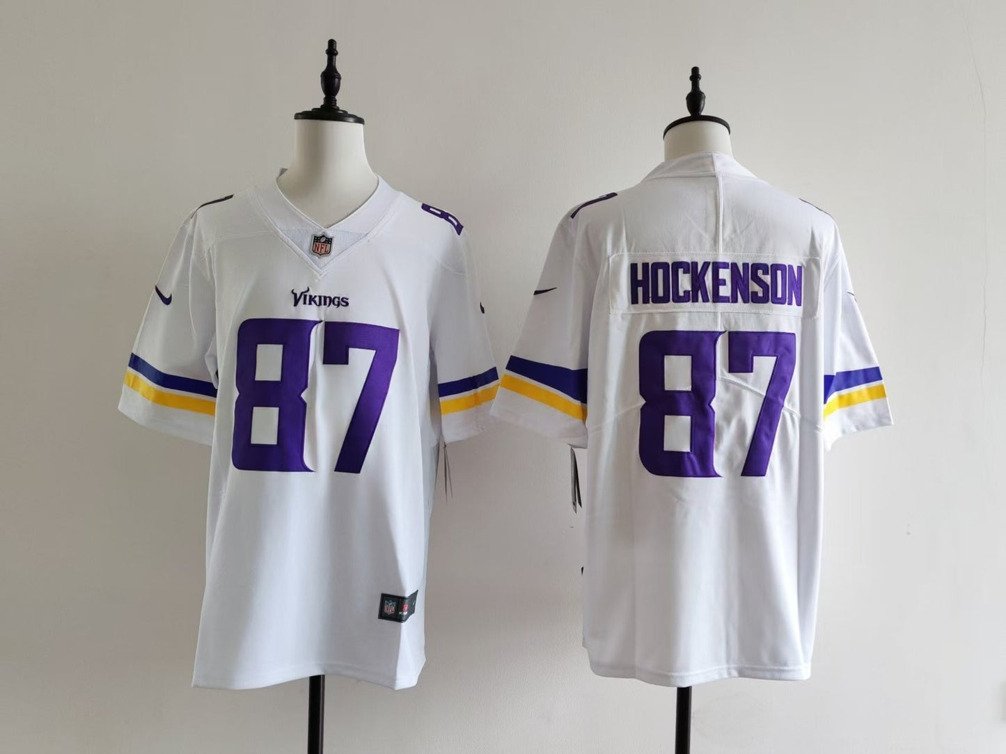 Men's Minnesota Vikings T.J. Hockenson  Jersey -  White#87
