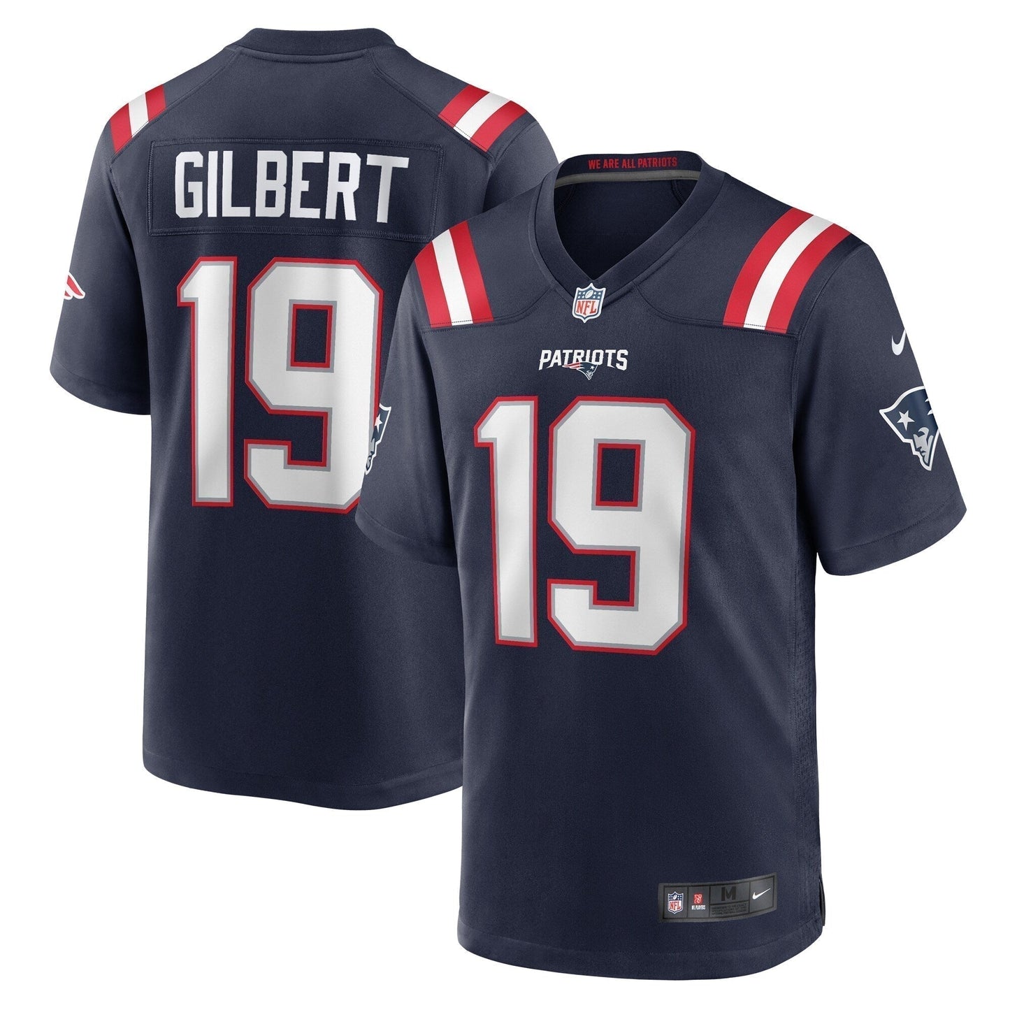 Garrett Gilbert New England Patriots  Home Game   Jersey - Navy
