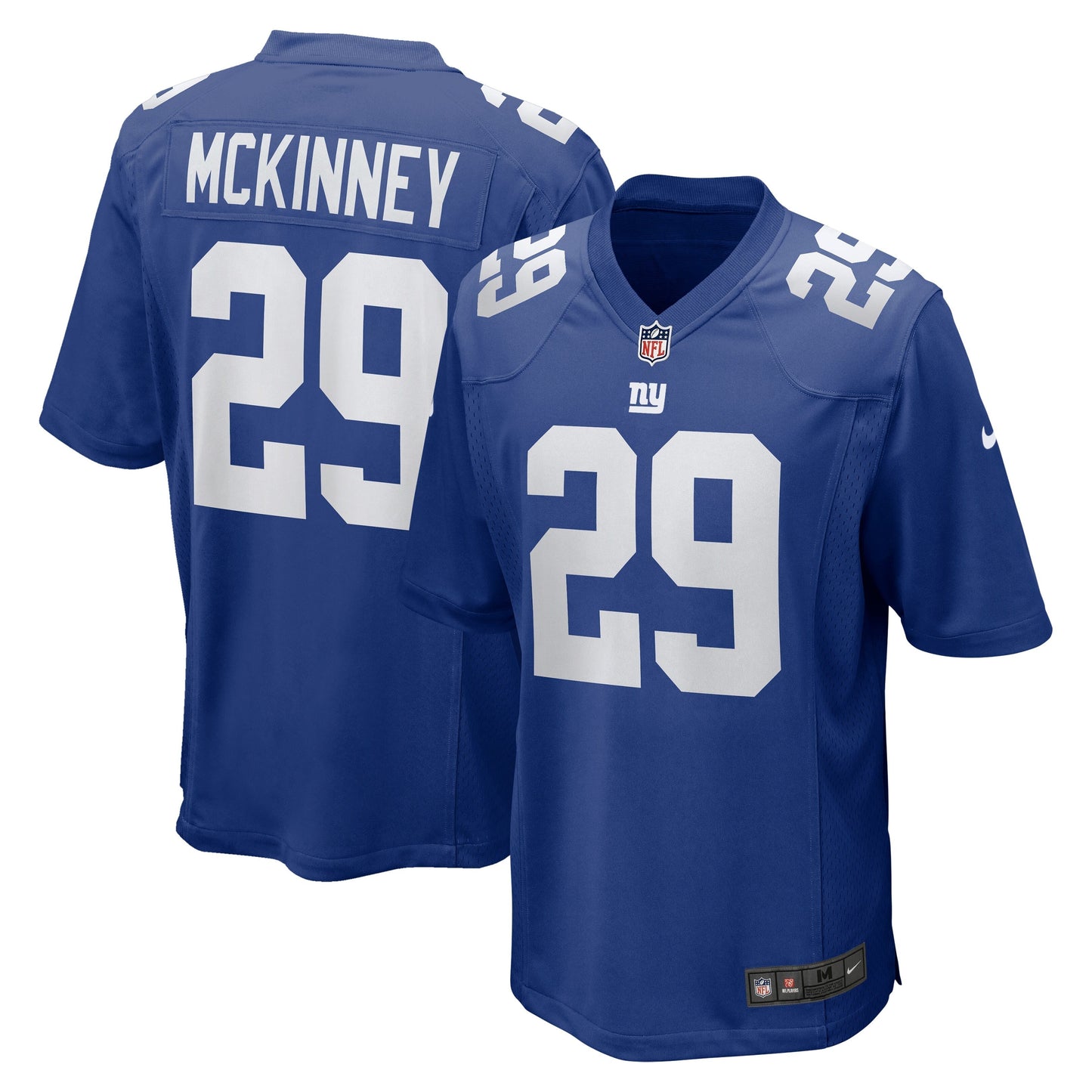 Xavier McKinney New York Giants  Game Jersey - Blue