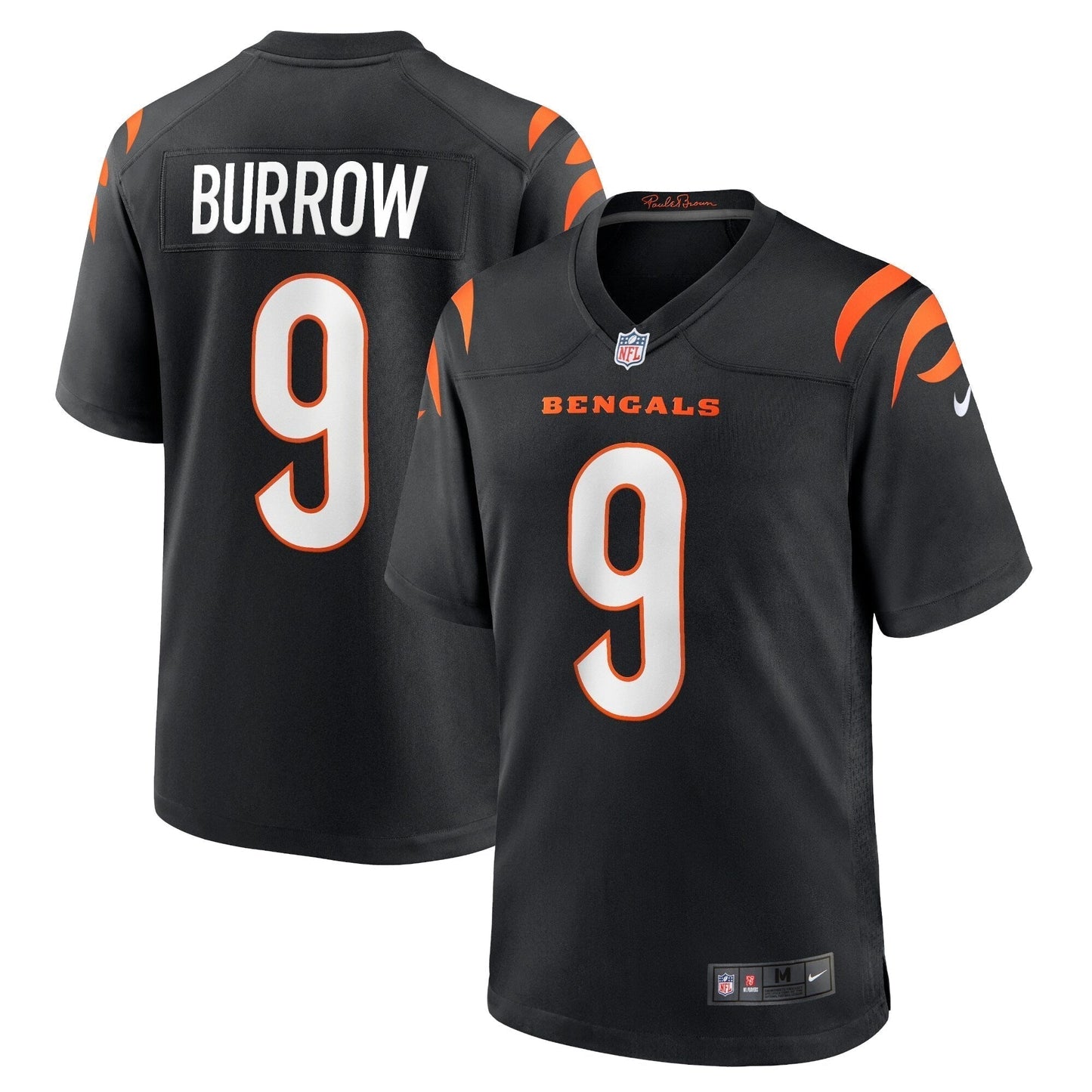 Joe Burrow Cincinnati Bengals    Game Jersey - Black