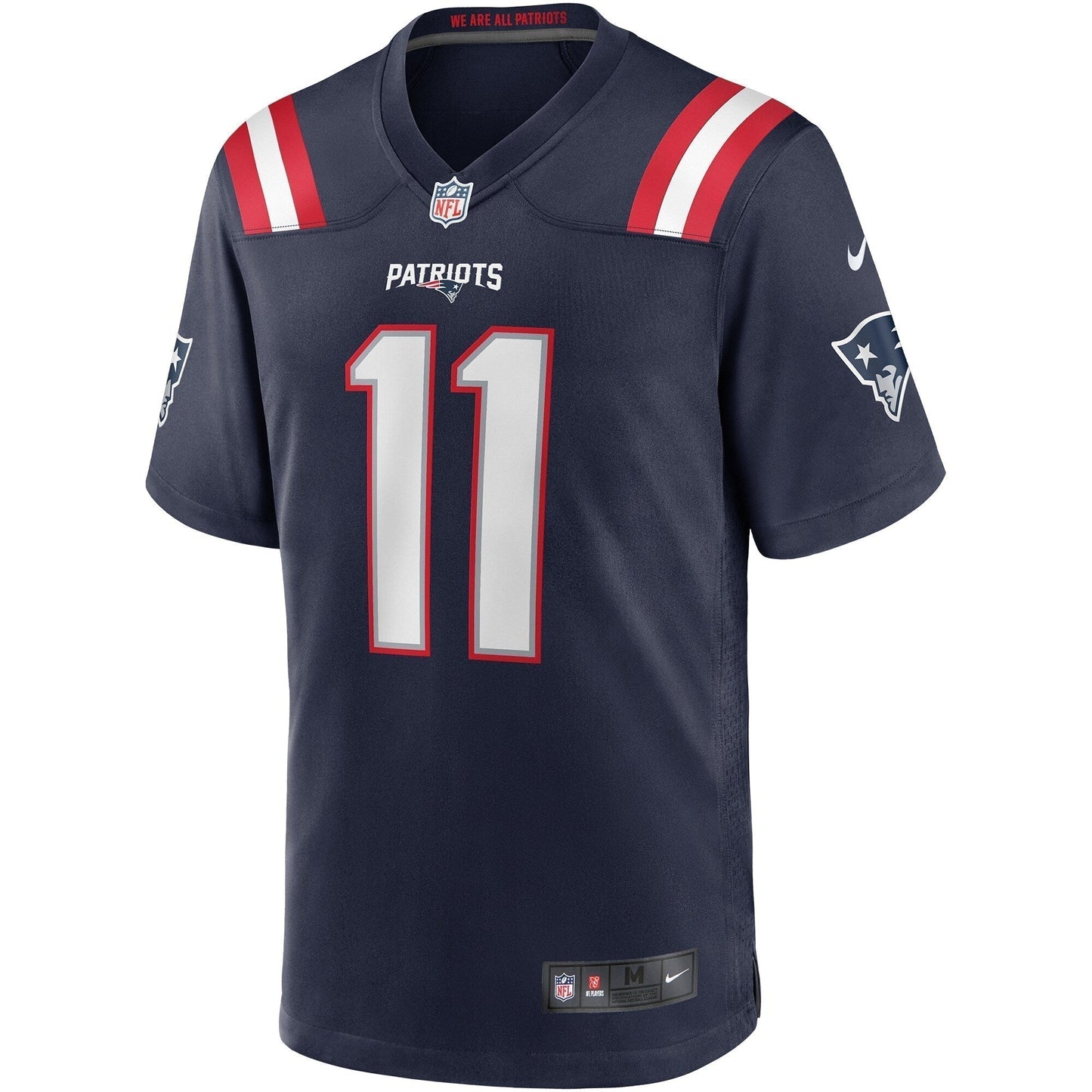 Drew Bledsoe New England Patriots  Game Retired   Jersey - Navy