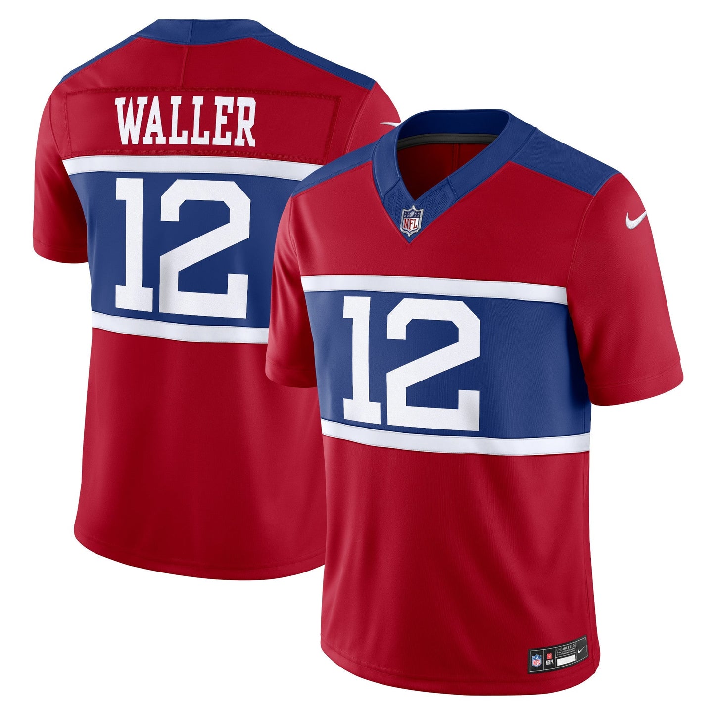Darren Waller New York Giants  Alternate Vapor F.U.S.E. Retired   Limited Jersey - Century Red