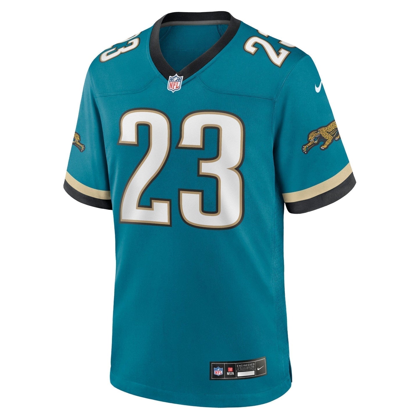 Foye Oluokun Jacksonville Jaguars  Prowler Throwback   Game Jersey - Teal
