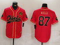 Men's Kansas City Chiefs Travis Kelce Red Player Jersey