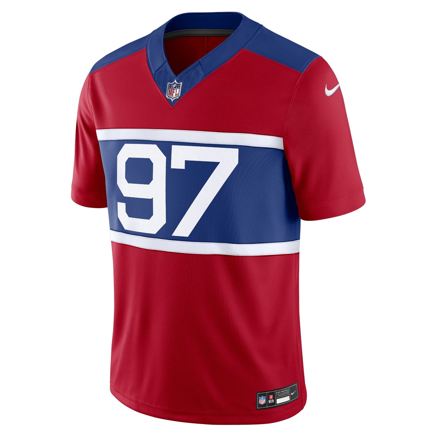 Dexter Lawrence II New York Giants  Alternate Vapor F.U.S.E. Limited Jersey - Century Red