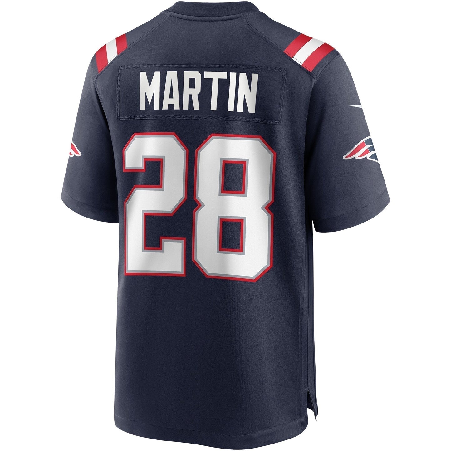 Curtis Martin New England Patriots  Game Retired   Jersey - Navy