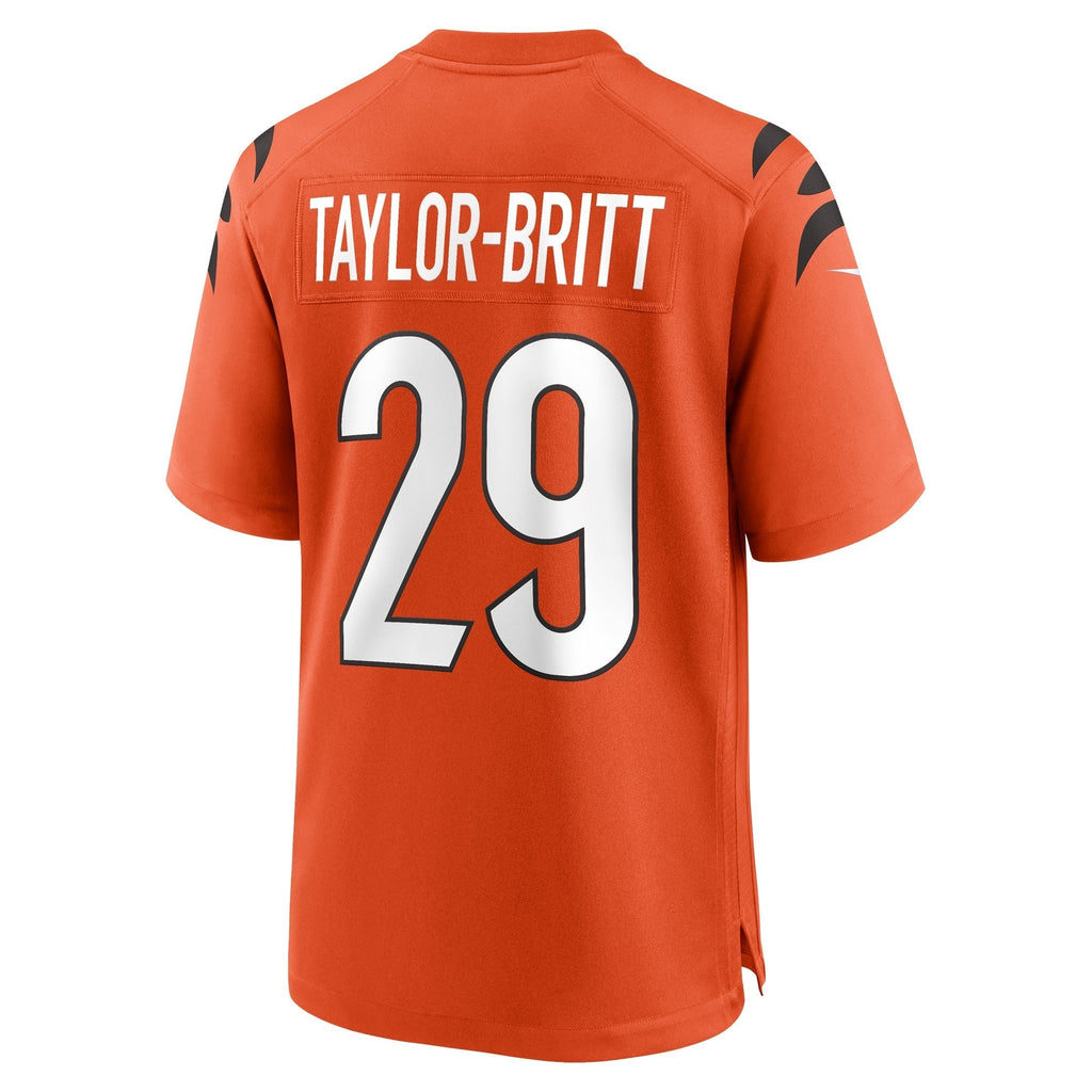 Cam Taylor-Britt Cincinnati Bengals  Alternate Game Jersey -  Orange