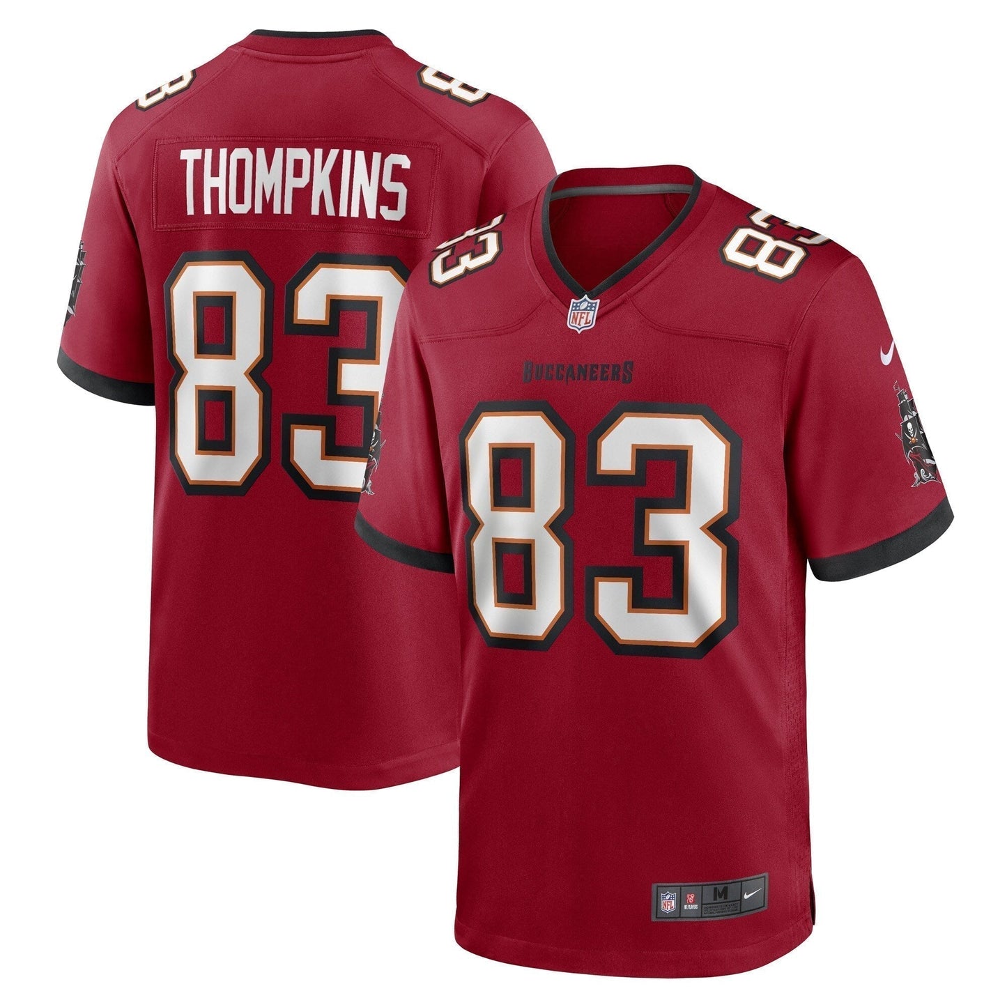 Deven Thompkins Tampa Bay Buccaneers  Game   Jersey - Red