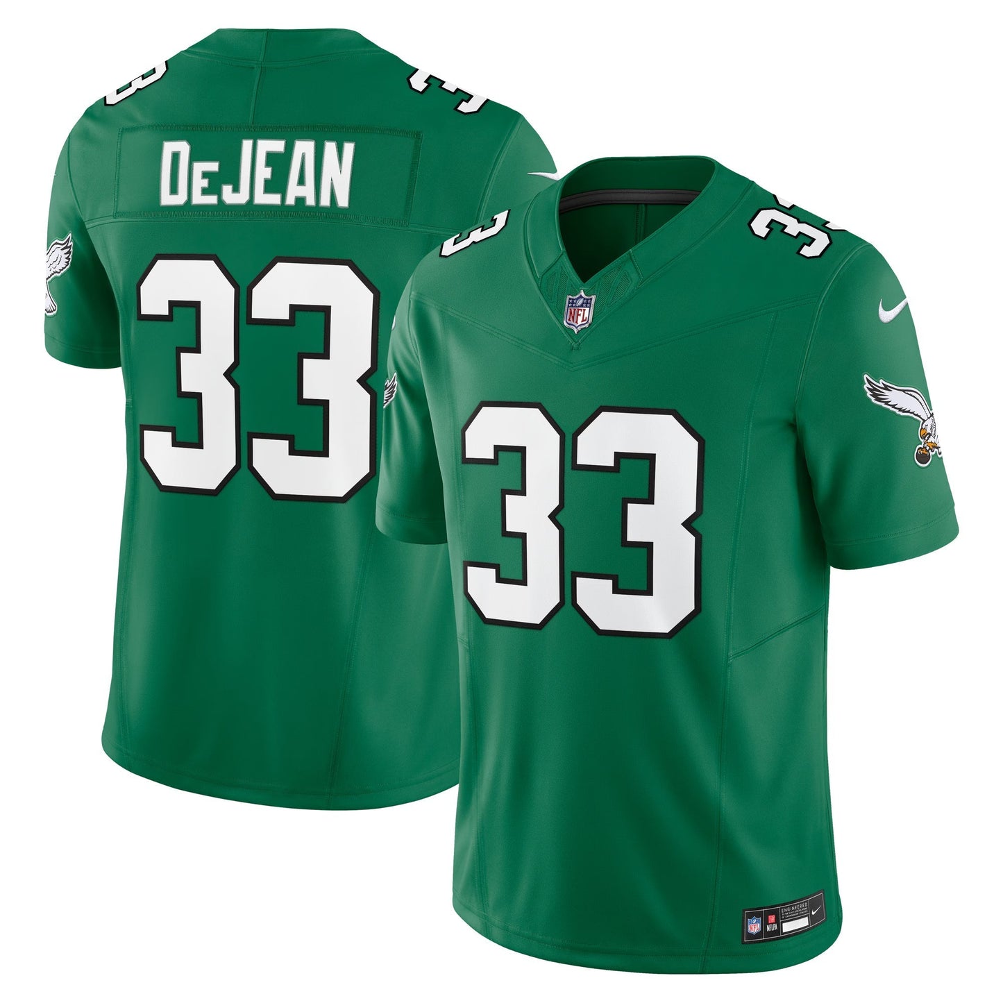 Philadelphia Eagles Cooper DeJean Kelly Green Alternate 2 Vapor F.U.S.E. Limited Jersey
