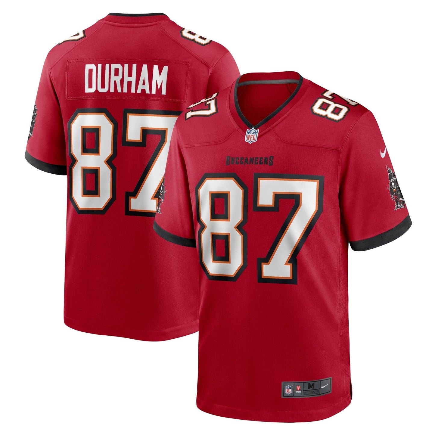 Tampa Bay Buccaneers Payne Durham Red Game Jersey