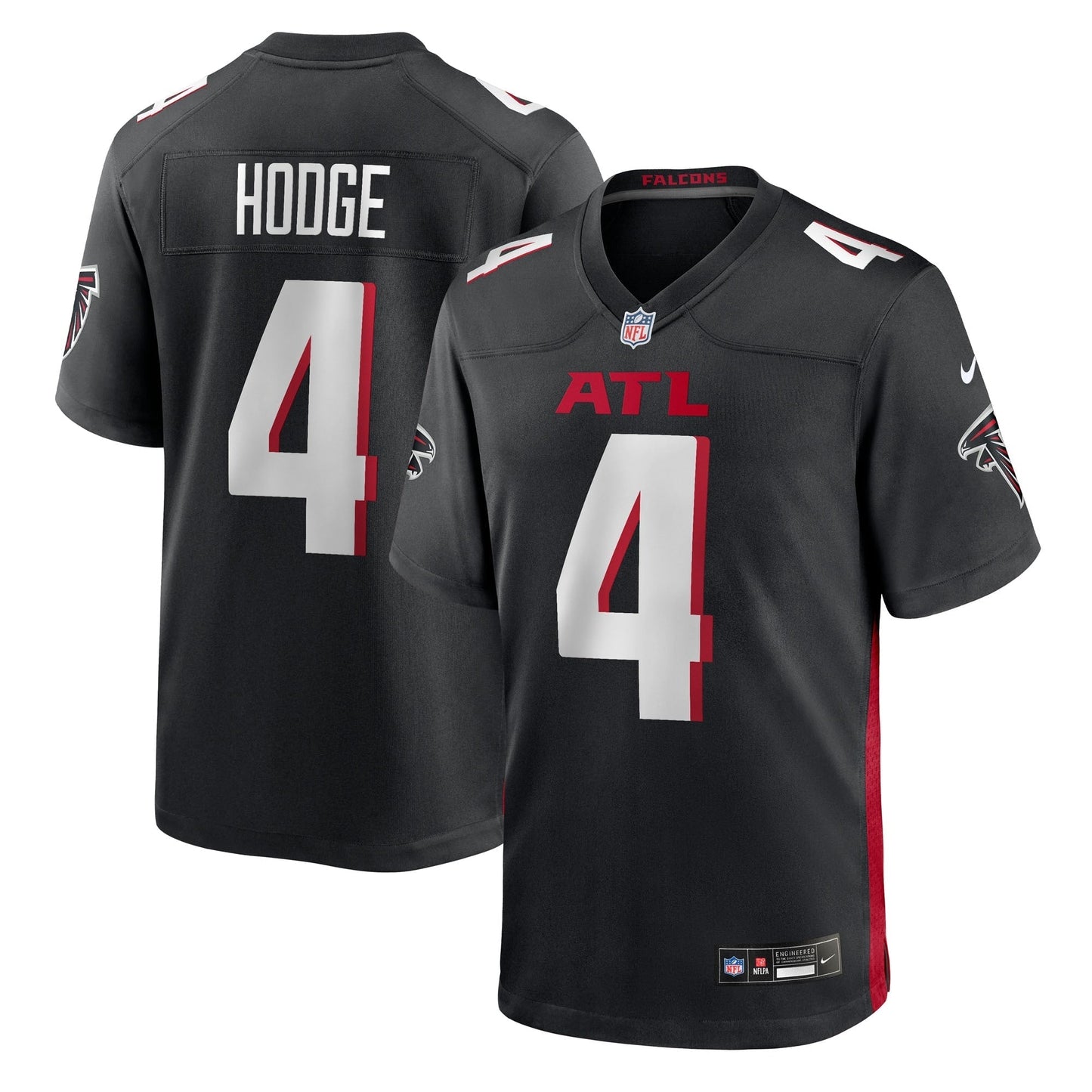 Atlanta Falcons KhaDarel Hodge Black Team Game Jersey