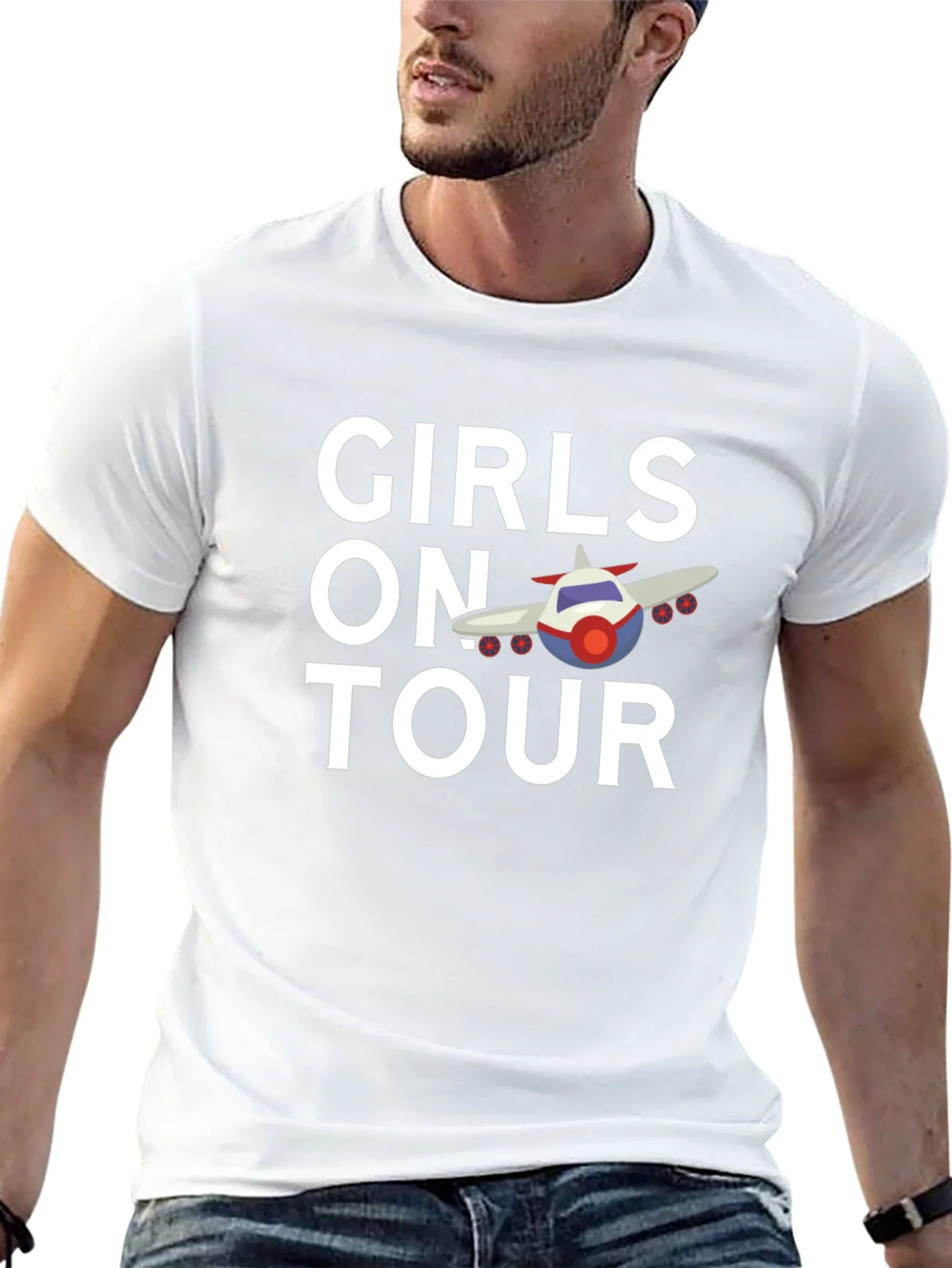 Girls on Tour T-Shirt | Airplane Design