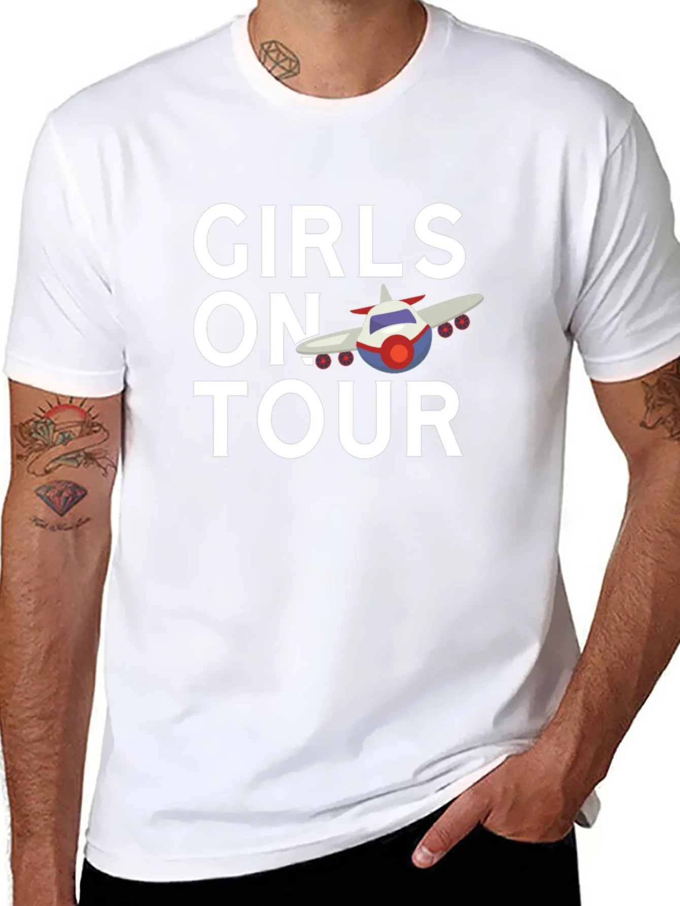 Girls on Tour T-Shirt | Airplane Design