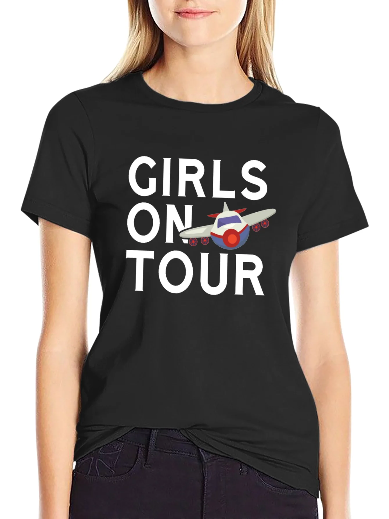 Girls on Tour T-Shirt | Airplane Design