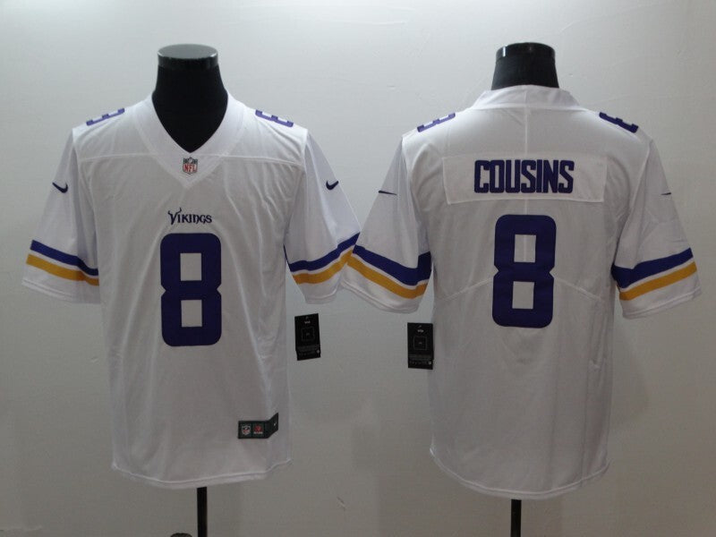 Men's Minnesota Vikings Kirk Cousins  Jersey -  White#8