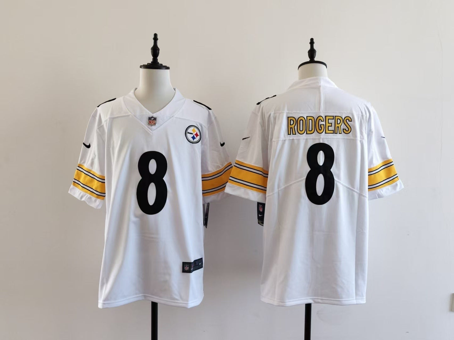 Men's Pittsburgh Steelers Aaron Rodgers  Jersey -  White