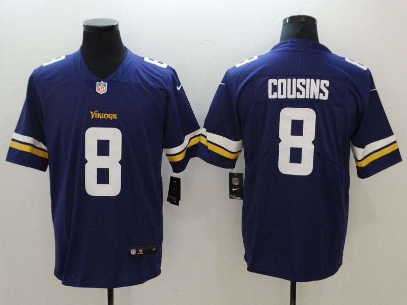 Men's Minnesota Vikings Kirk Cousins  Jersey -  Purple#8