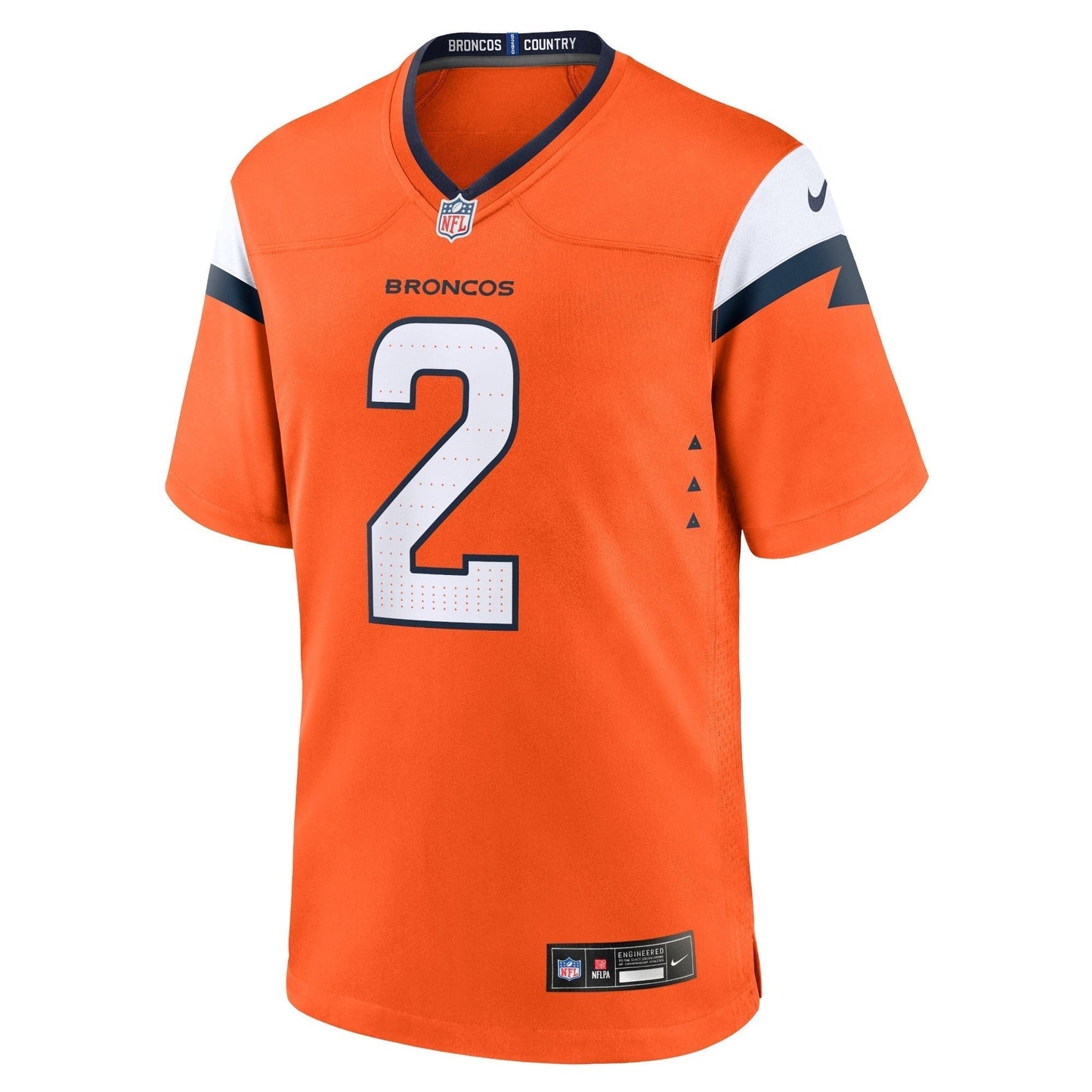 Patrick Surtain II Denver Broncos  Mile High Collection Game Jersey - Orange