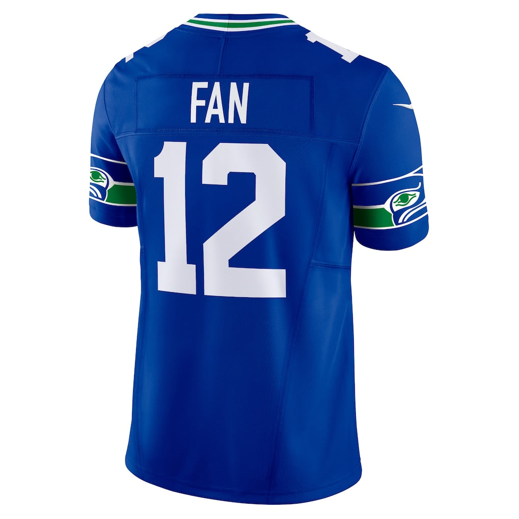 S.Seahawks #12 12th Fan Royal Vapor F.U.S.E. Limited Jersey