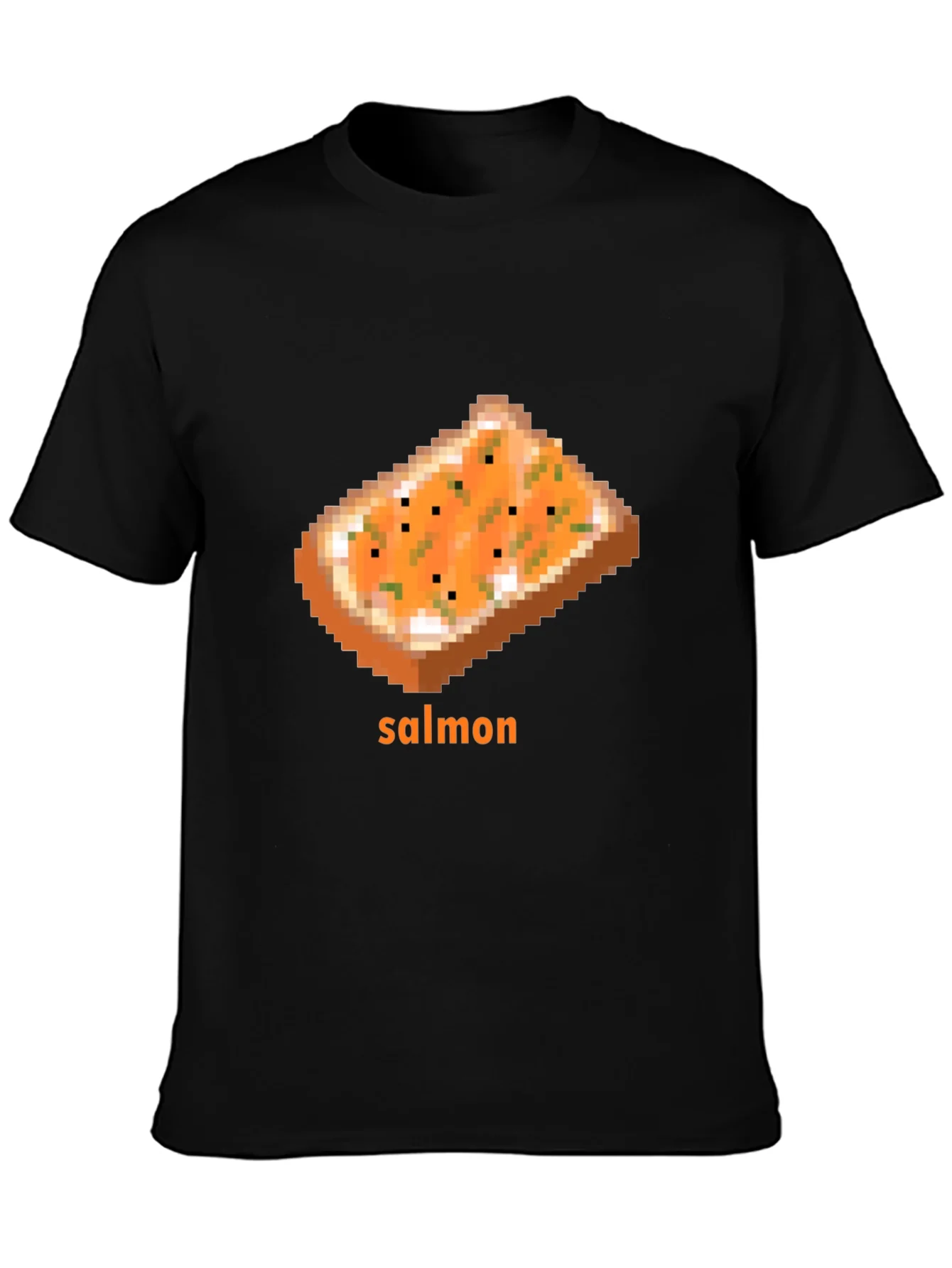 Pixel Salmon Toast T-Shirt - Unique Graphic Tee