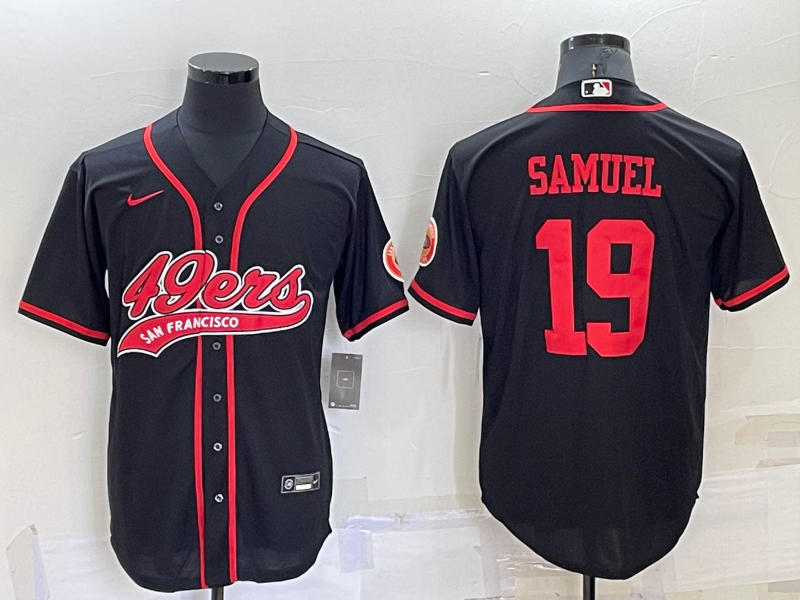 Men's San Francisco 49ers Deebo Samuel Black Game Jersey Joint Edition