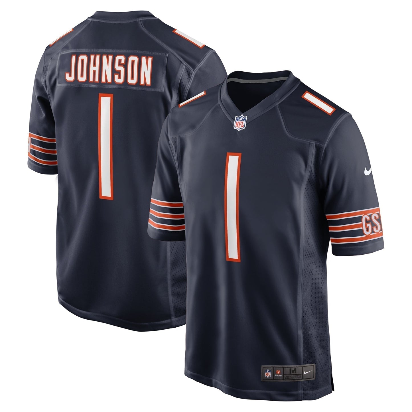 Jaylon Johnson Chicago Bears   Game Jersey -  Navy