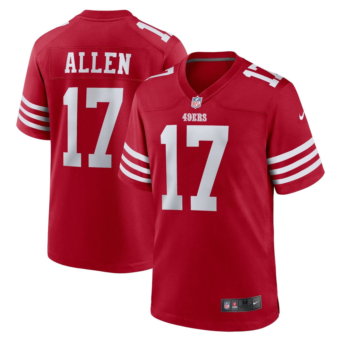 Brandon Allen San Francisco 49ers   Game Jersey -  Scarlet