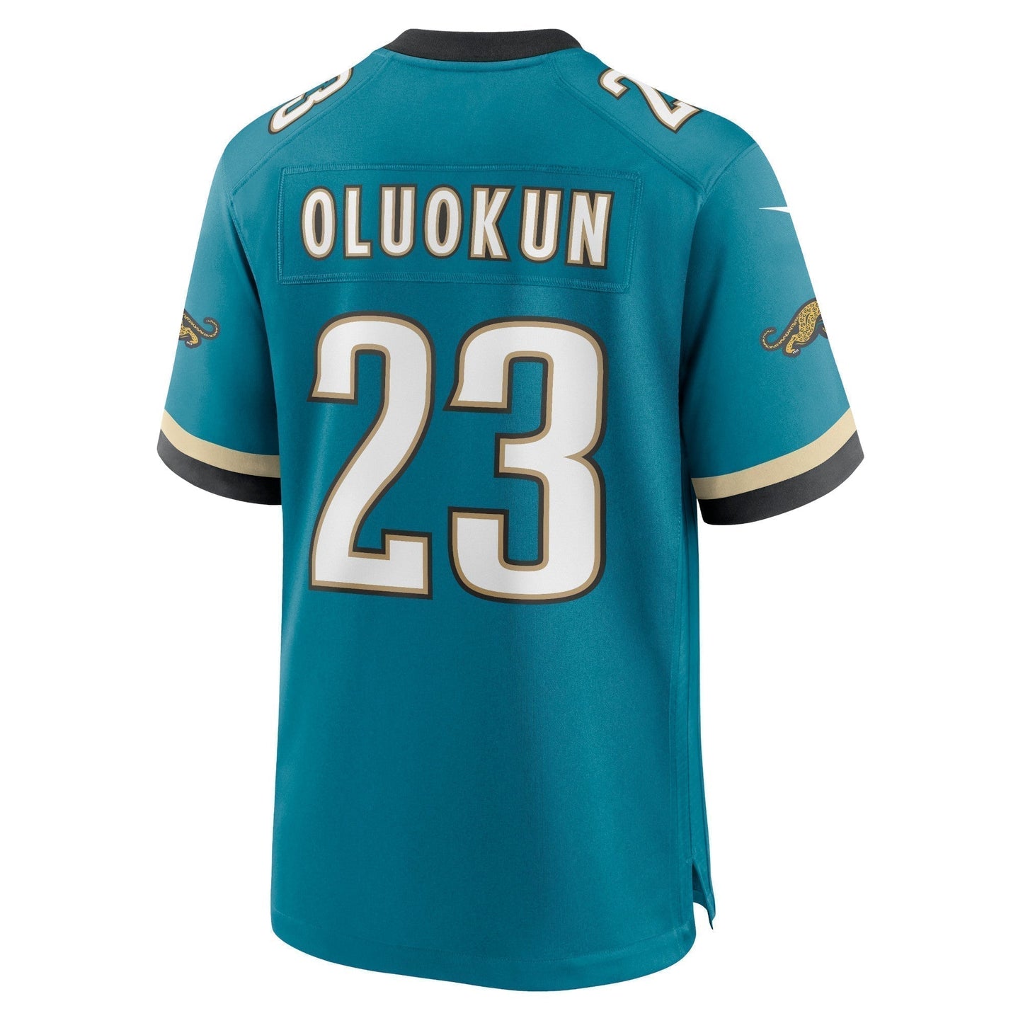 Foye Oluokun Jacksonville Jaguars  Prowler Throwback   Game Jersey - Teal