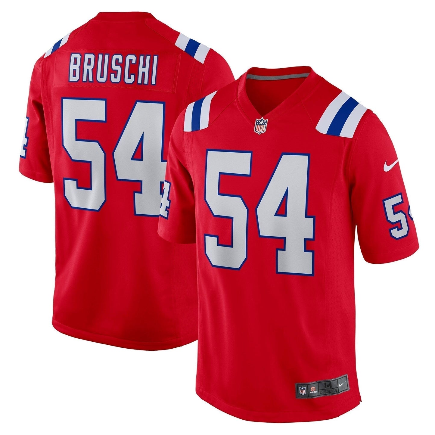 Tedy Bruschi New England Patriots  Retired   Alternate Game Jersey - Red