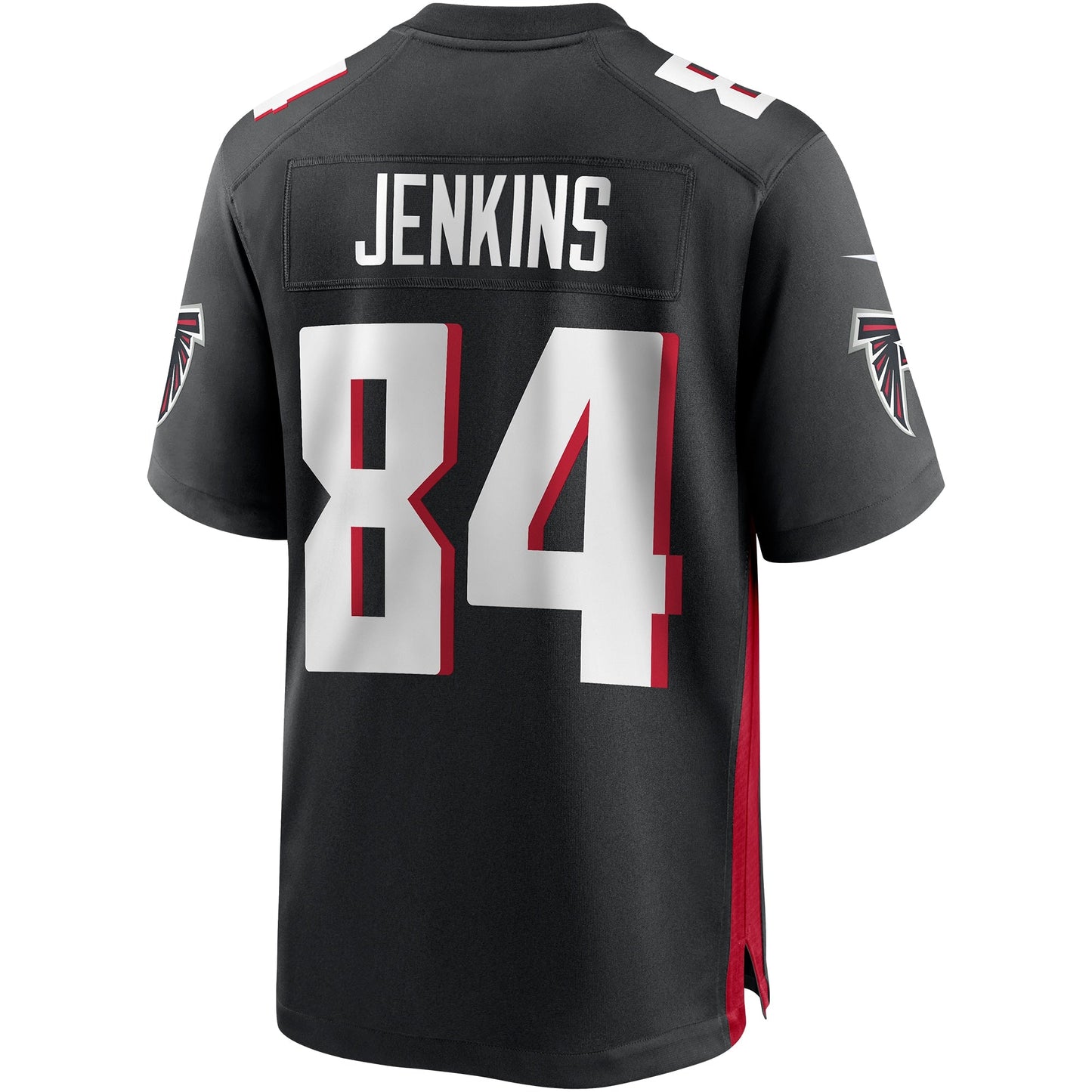 Alfred Jenkins Atlanta Falcons  Game Retired   Jersey - Black