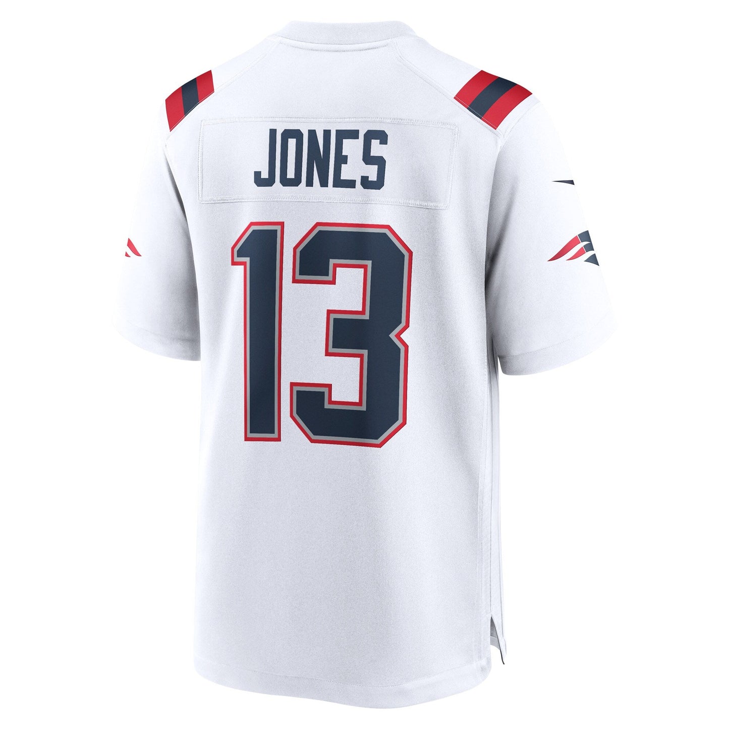 Jack Jones New England Patriots  Game   Jersey - White